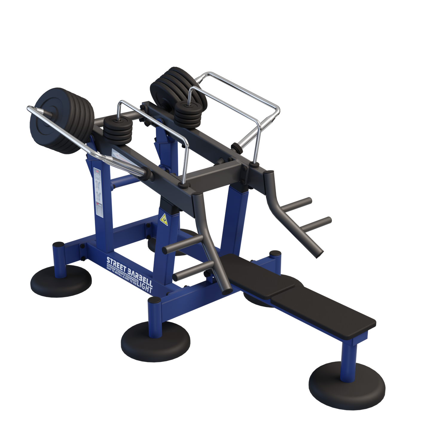 OUTDOOR FITNESS EQUIPMENT STREETBARBELL BENCH PRESS