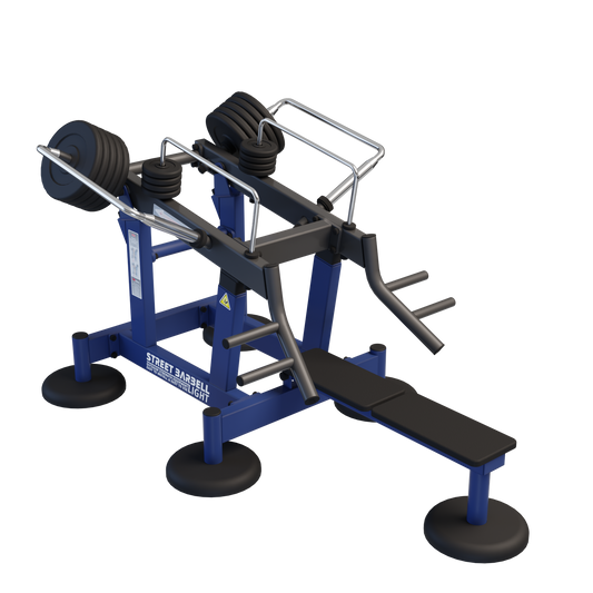 OUTDOOR FITNESS EQUIPMENT STREETBARBELL BENCH PRESS