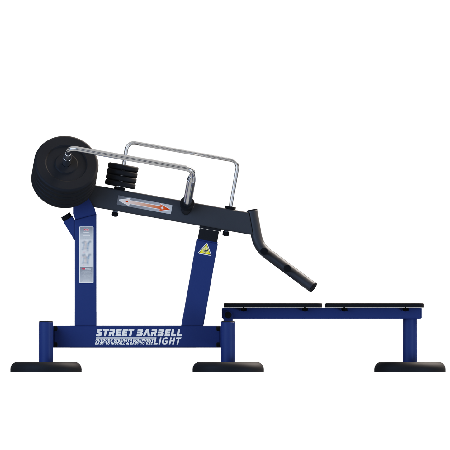 OUTDOOR FITNESS EQUIPMENT STREETBARBELL BENCH PRESS