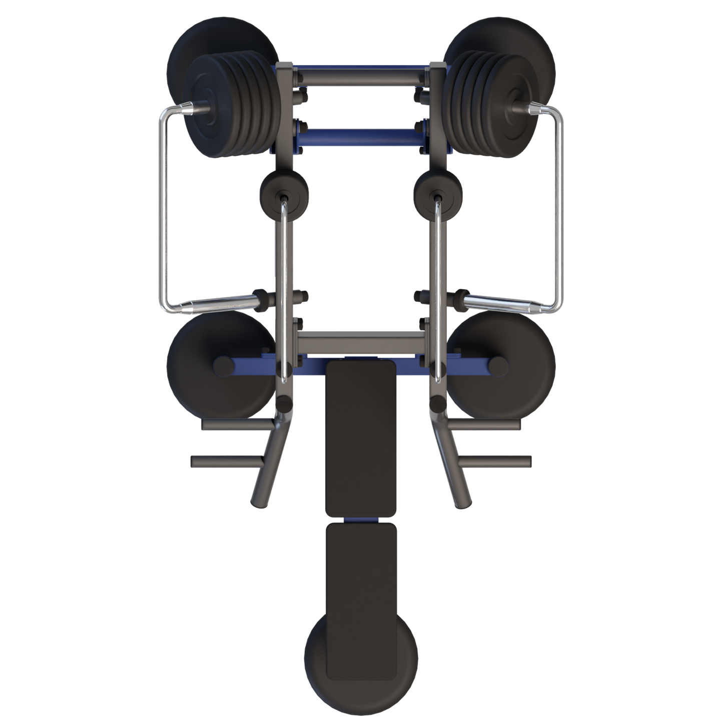 OUTDOOR FITNESS EQUIPMENT STREETBARBELL BENCH PRESS