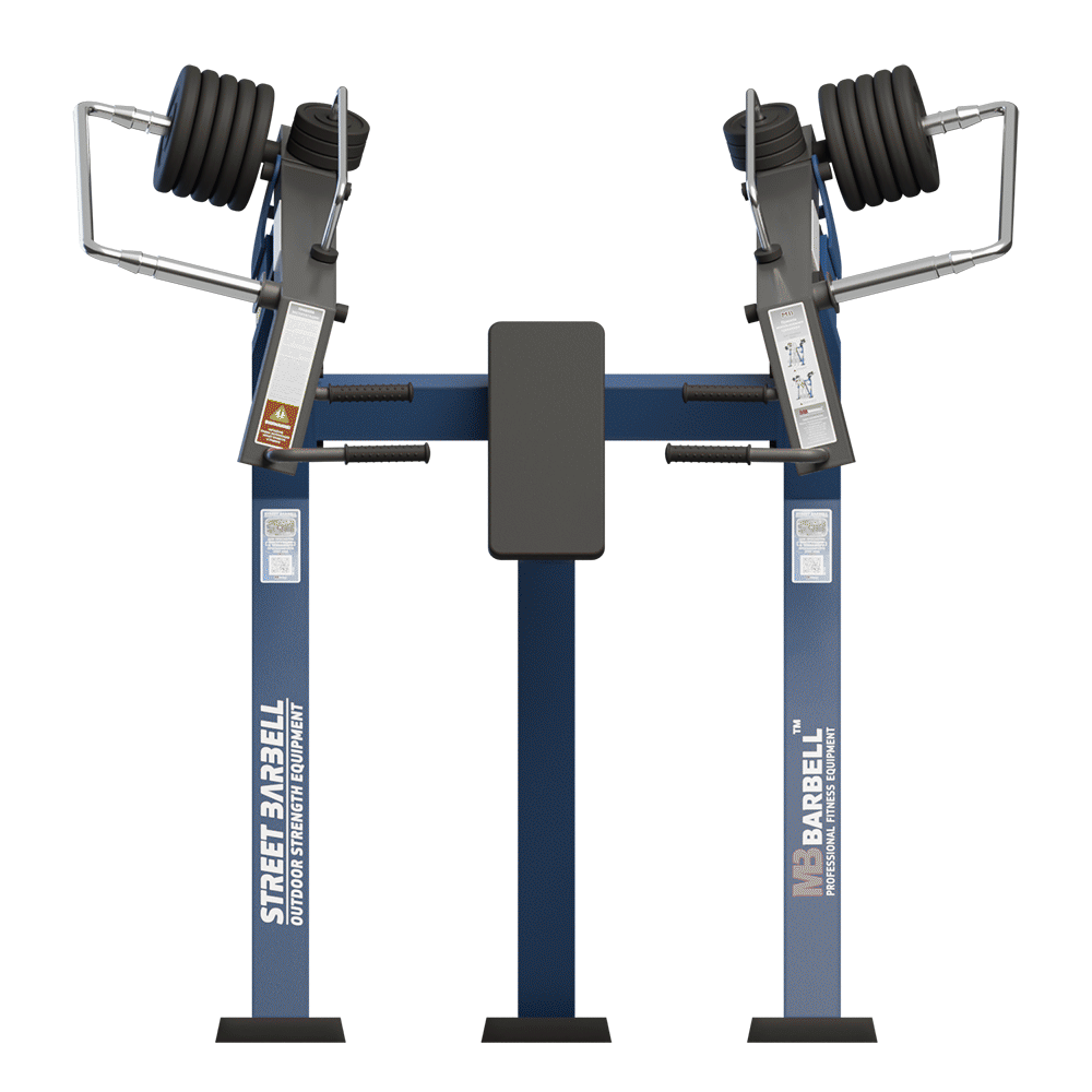 OUTDOOR FITNESS EQUIPMENT STREETBARBELL CONVERING SHOULDER PRESS