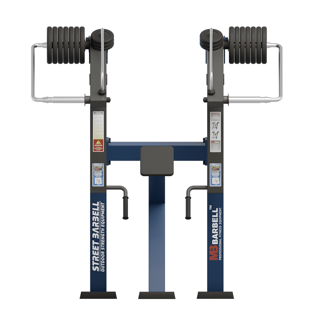 OUTDOOR FITNESS EQUIPMENT STREETBARBELL STANDING ROW