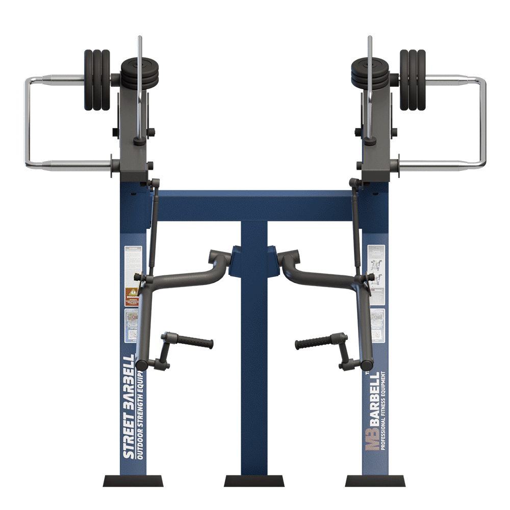 OUTDOOR FITNESS EQUIPMENT STREETBARBELL BICEP CURL