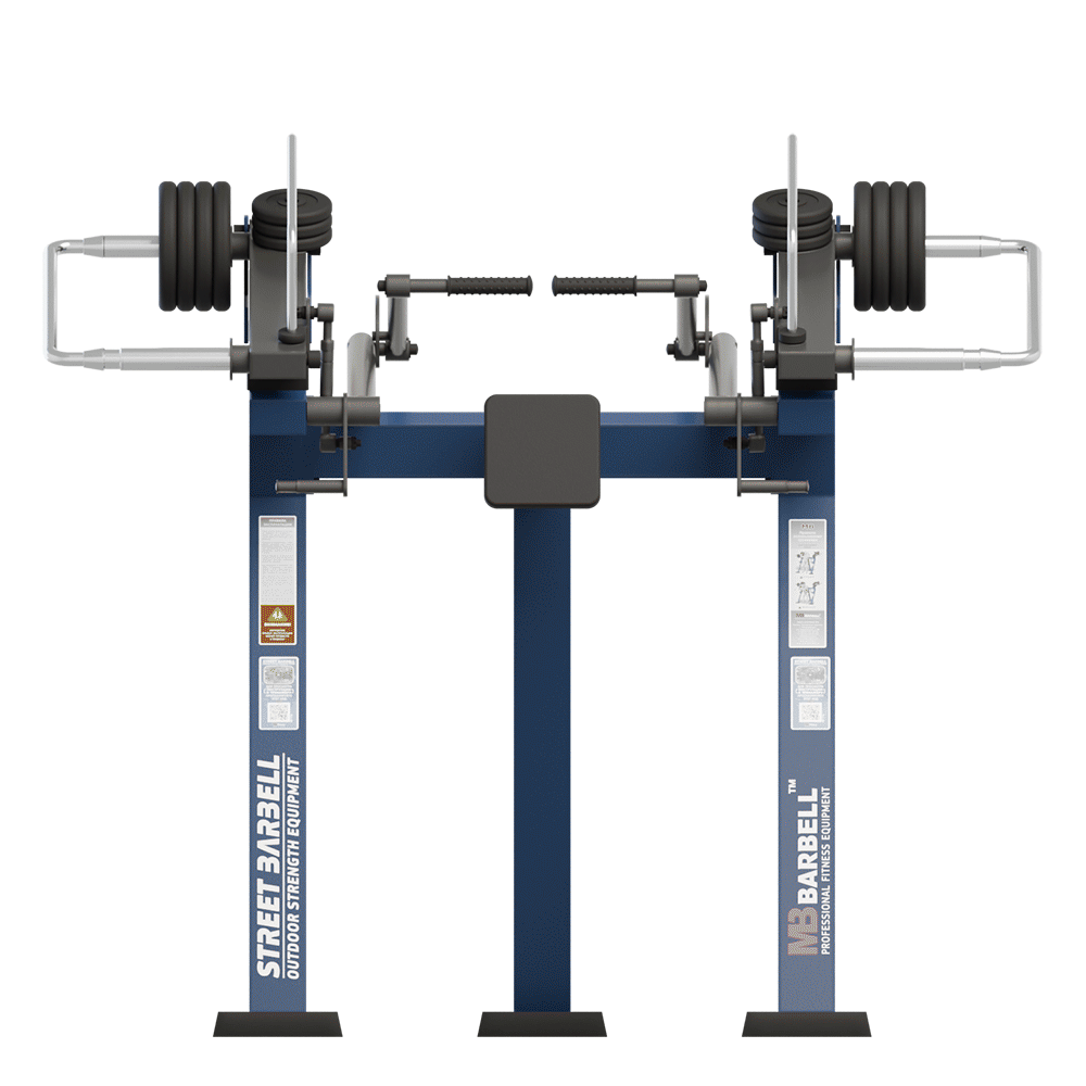 OUTDOOR FITNESS EQUIPMENT STREETBARBELL OVERHEAD TRICEP EXTENSION