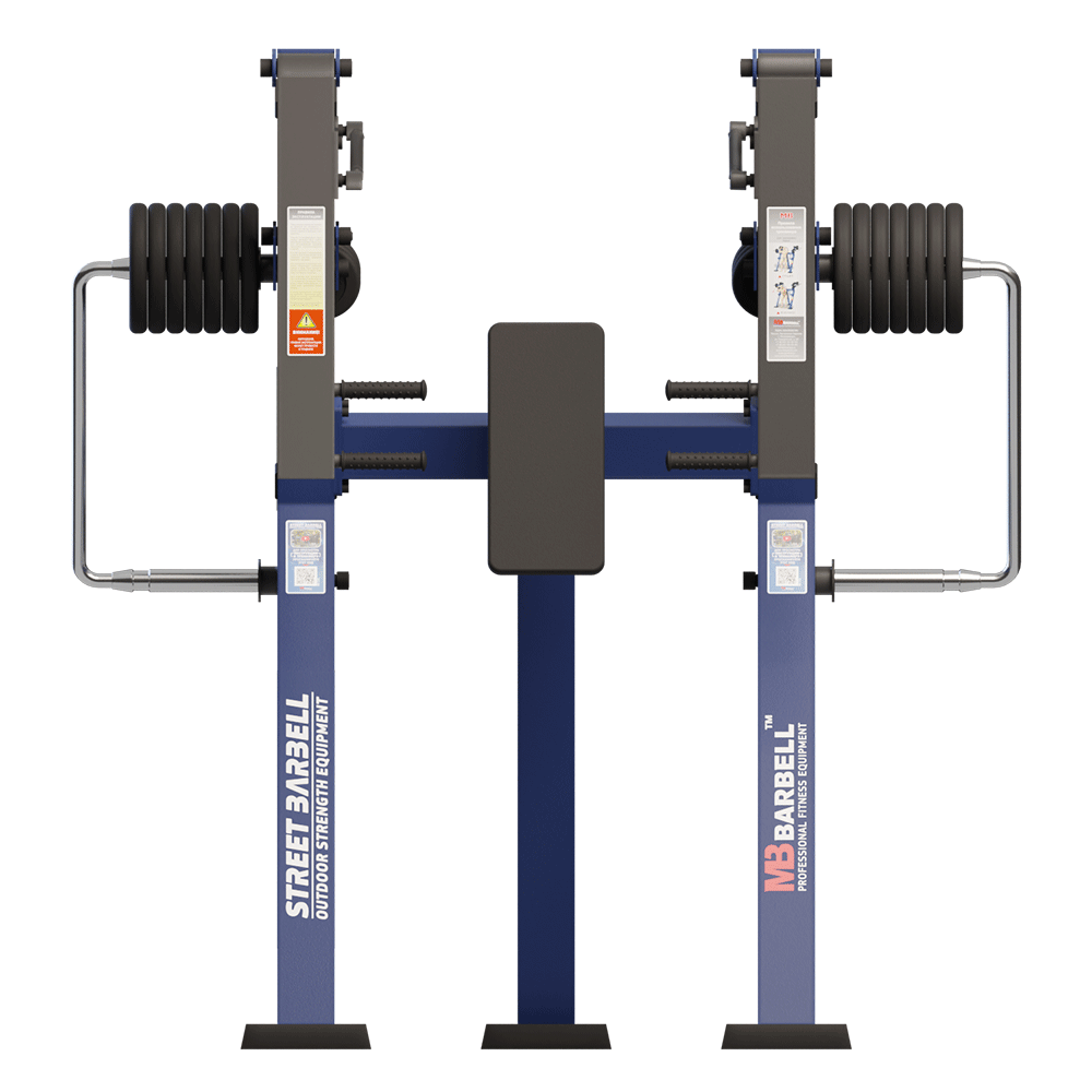 OUTDOOR FITNESS EQUIPMENT STREETBARBELL CHEST PRESS