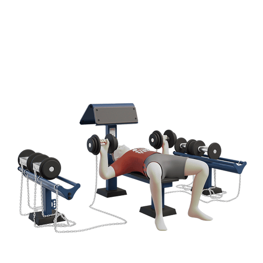 OUTDOOR FITNESS EQUIPMENT STREETBARBELL DUMBELL SET HEAVY