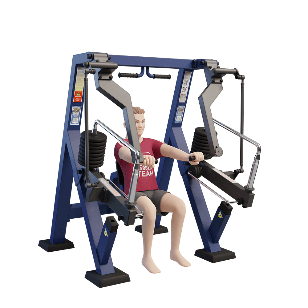 OUTDOOR FITNESS EQUIPMENT STREETBARBELL CHEST PRESS