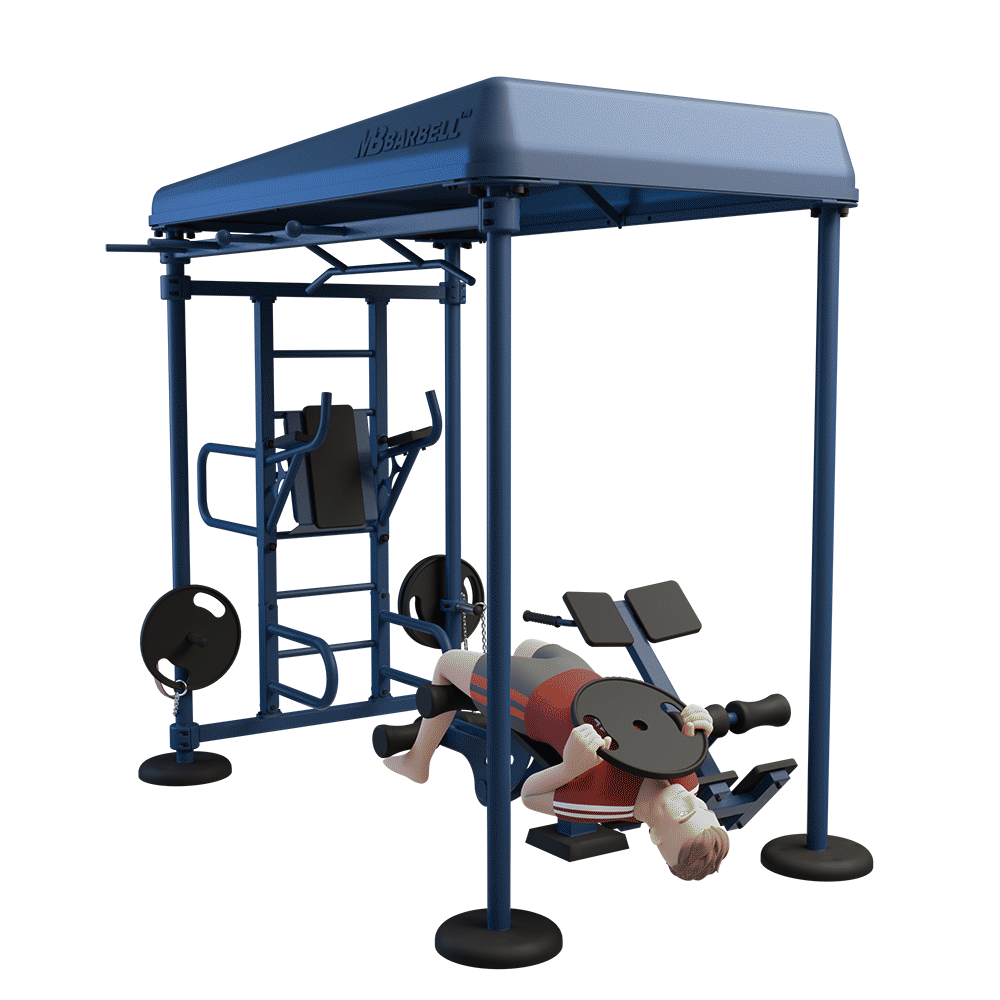 OUTDOOR FITNESS EQUIPMENT STREETBARBELL MULTI WORKOUT STATION