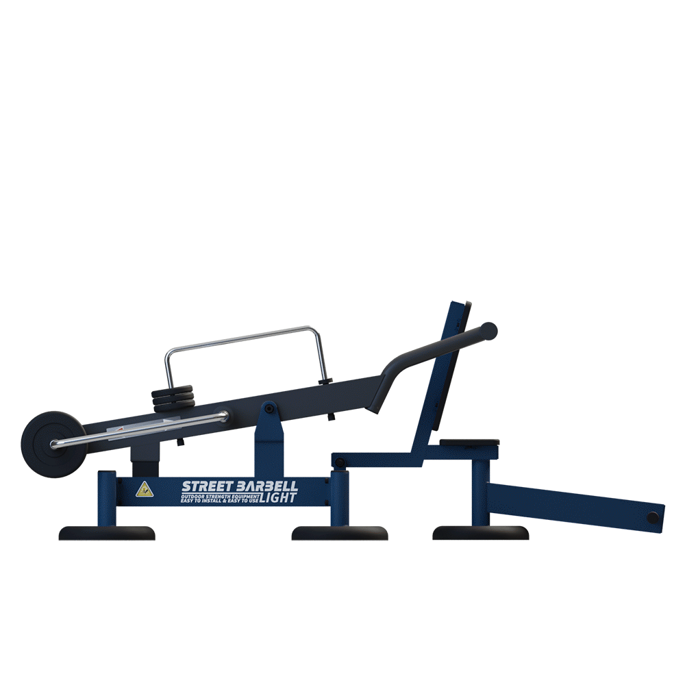 OUTDOOR FITNESS EQUIPMENT STREETBARBELL SEATED DIP