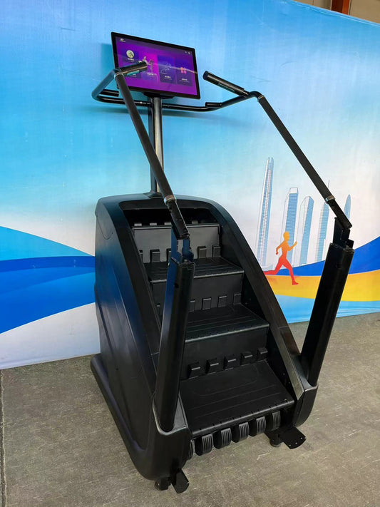 LIFE TREK STAIR CLIMBER 12" TV TFT TOUCH SCREEN FULL COMMERCIAL