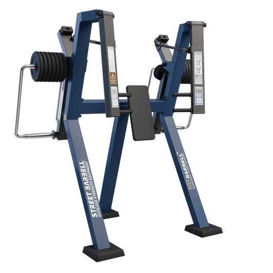 OUTDOOR FITNESS EQUIPMENT STREETBARBELL CONVERGING CHET PRESS