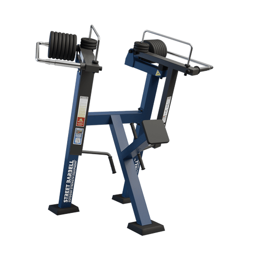 OUTDOOR FITNESS EQUIPMENT STREETBARBELL DIVERGING STANDING ROW