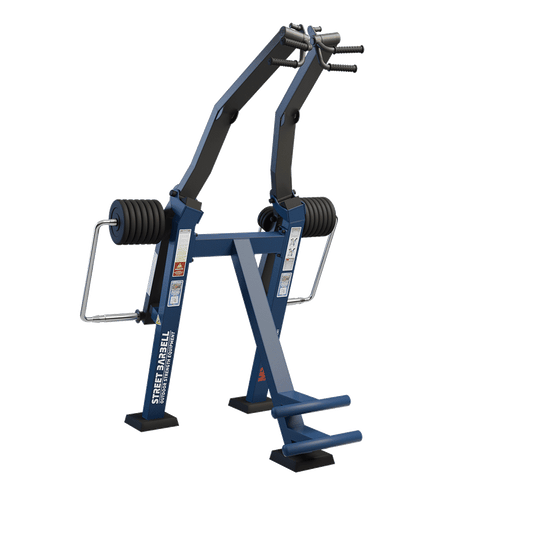 OUTDOOR FITNESS EQUIPMENT STREETBARBELL DIVERGING LAT PULLDOWN