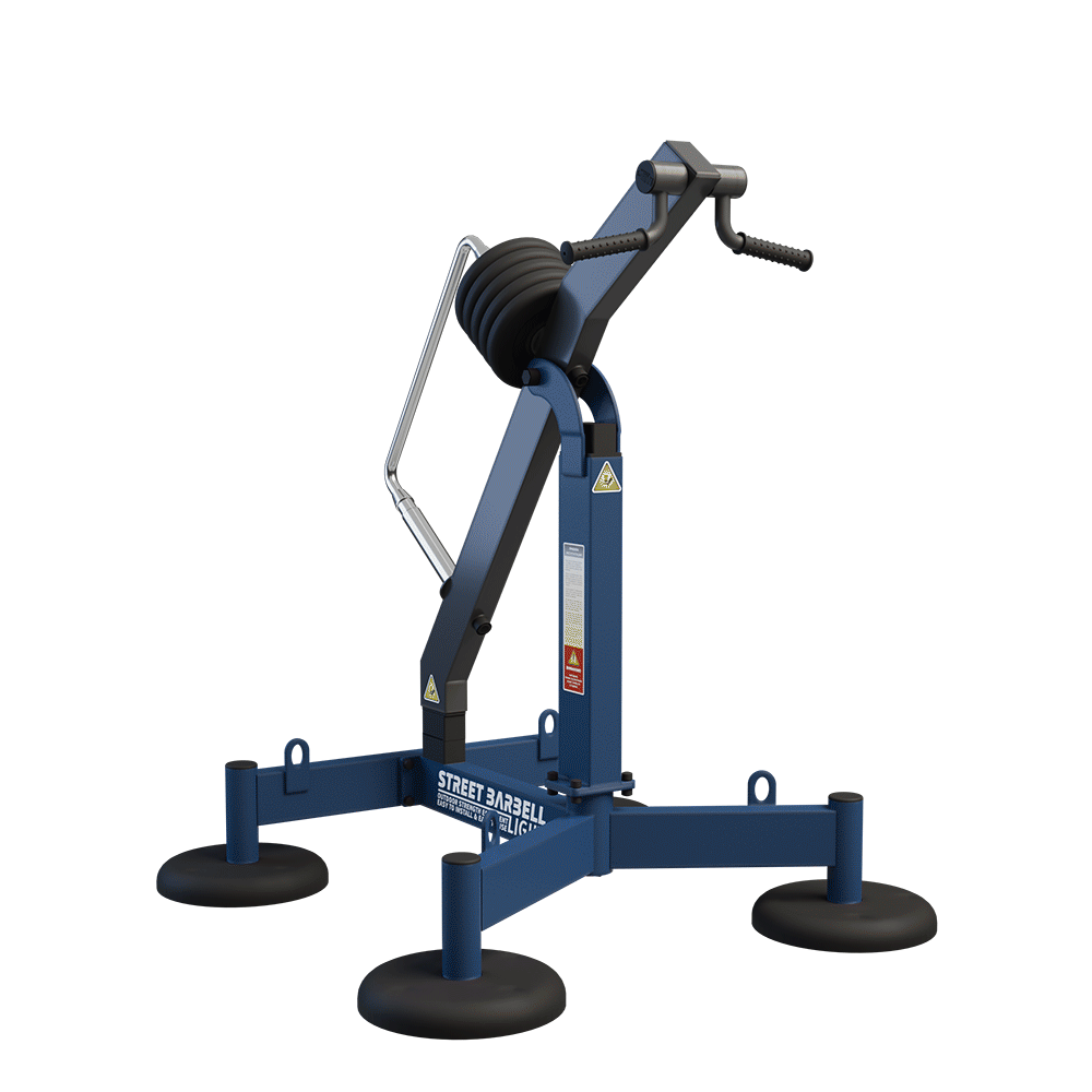 OUTDOOR FITNESS EQUIPMENT STREETBARBELL TRICEP PULLDOWN