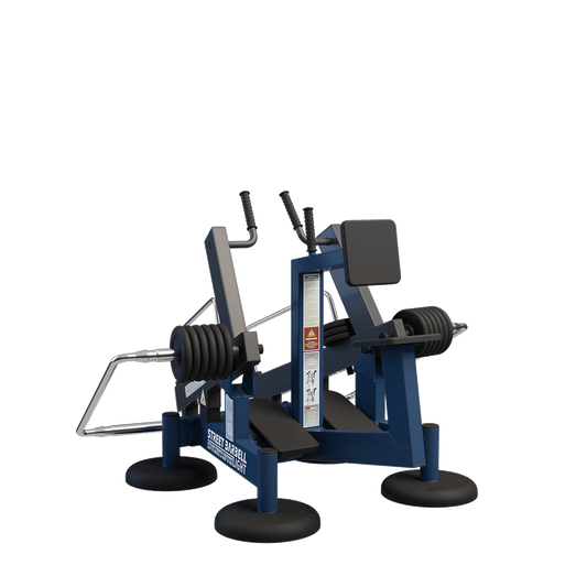 OUTDOOR FITNESS EQUIPMENT STREETBARBELL SEATED ROW