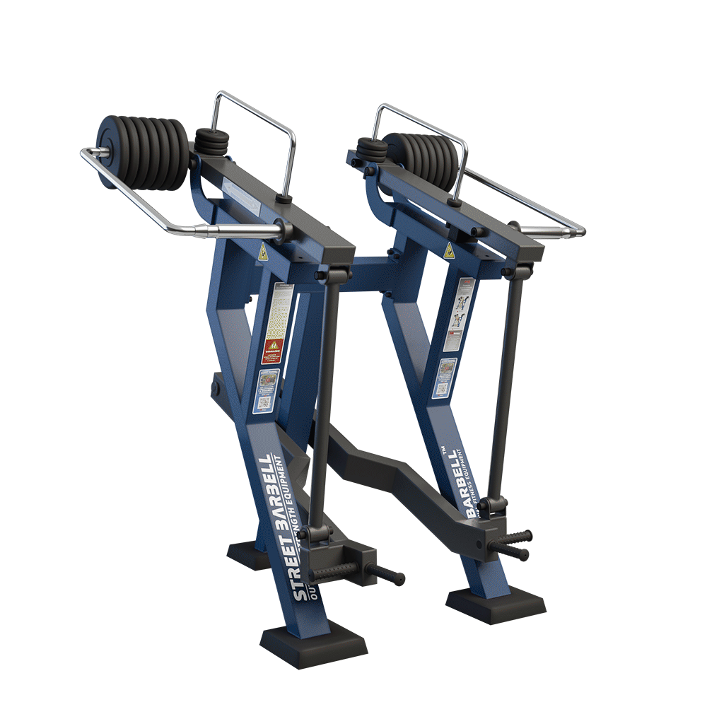 OUTDOOR FITNESS EQUIPMENT STREETBARBELL COMBO DEAD LIFT