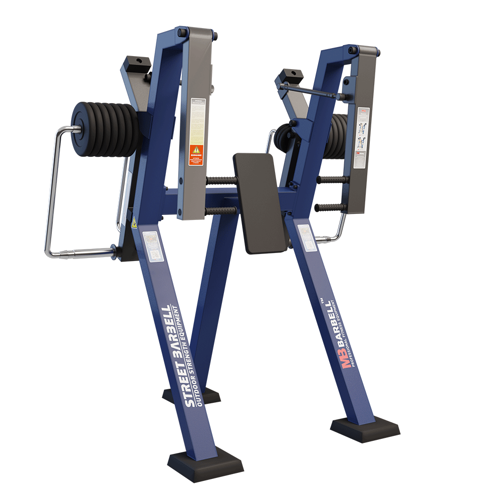 OUTDOOR FITNESS EQUIPMENT STREETBARBELL CHEST PRESS