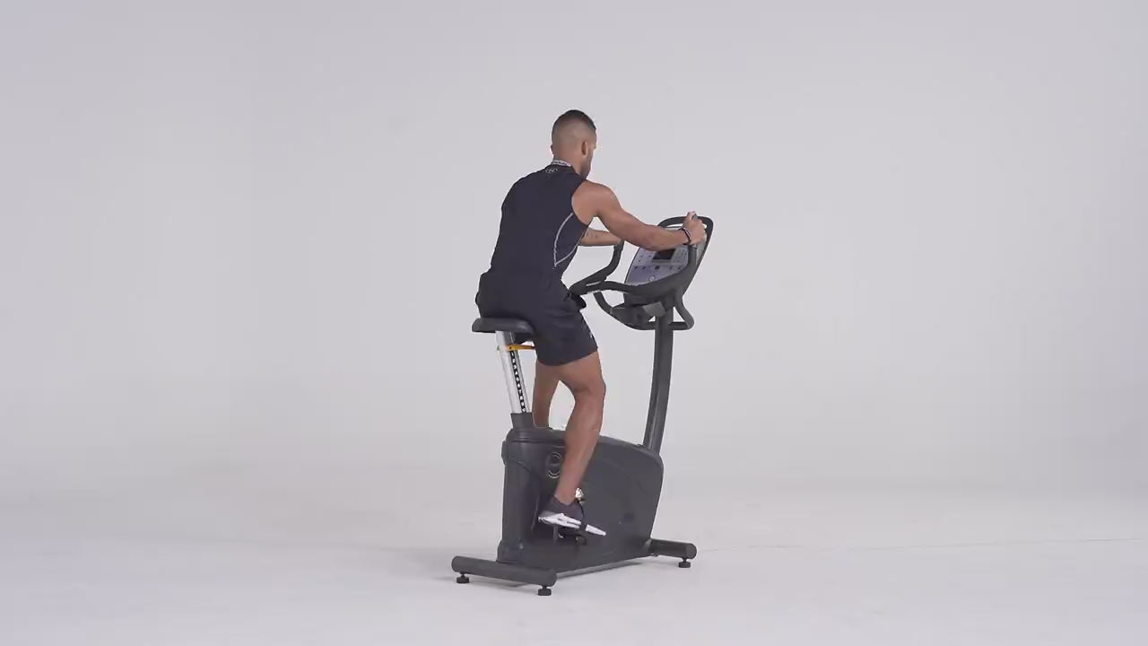 Exercise bike with interactive 2024 screen