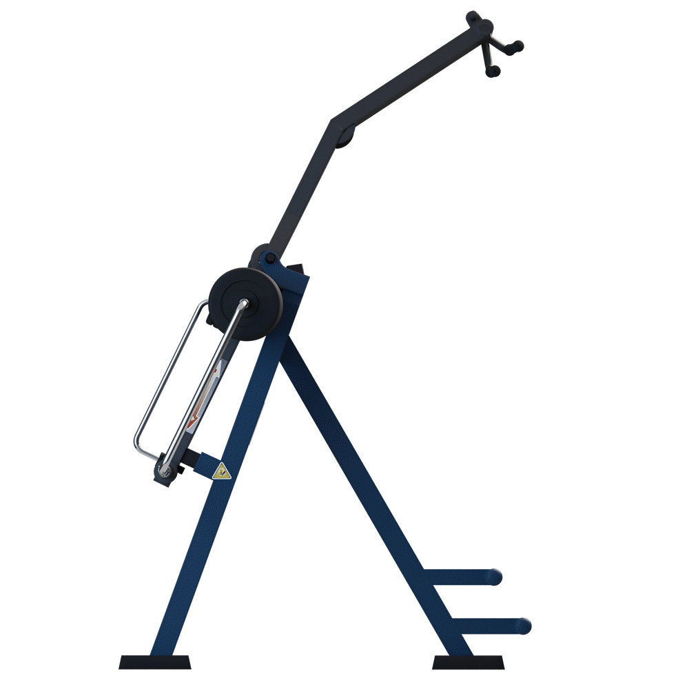 OUTDOOR FITNESS EQUIPMENT STREETBARBELL DIVERGING LAT PULLDOWN