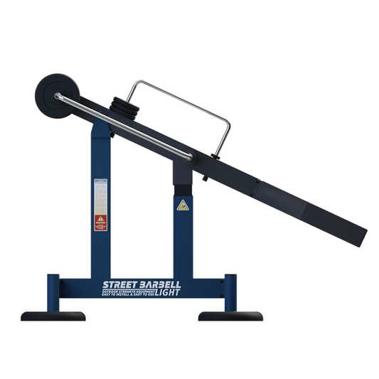 OUTDOOR FITNESS EQUIPMENT STREETBARBELL MULTI WORKOUT STATION