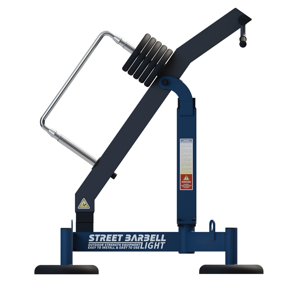 OUTDOOR FITNESS EQUIPMENT STREETBARBELL TRICEP PULLDOWN