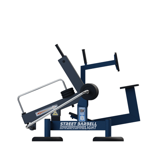 OUTDOOR FITNESS EQUIPMENT STREETBARBELL SEATED ROW