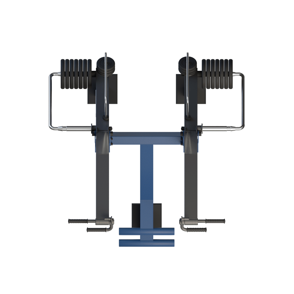 OUTDOOR FITNESS EQUIPMENT STREETBARBELL LAT PULLDOWN