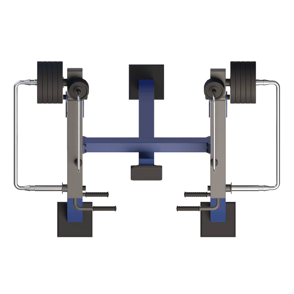 OUTDOOR FITNESS EQUIPMENT STREETBARBELL VERTICAL OVERHEAD PRESS